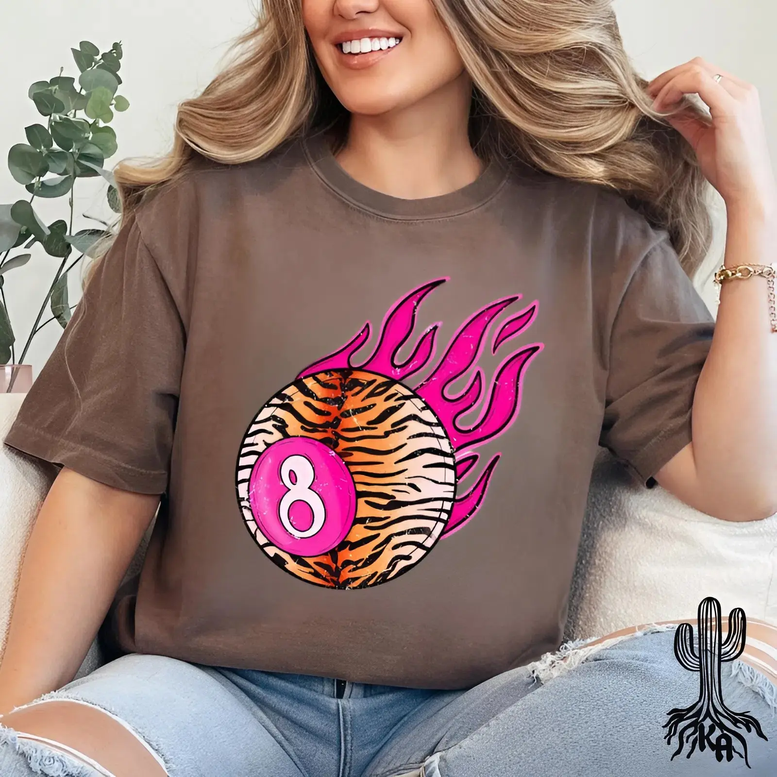 Comfort colors western Pink Flame Eightball shirt, comfort colors western shirt ,8 ball tee, lucky ball shirt, Western Concert Shirt, Southern Tee, western tops for women, Gift for women, women's graphic tees, women clothing, women western stuff