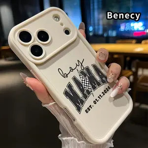 Phone Case for iPhone 17 Pro Max 16 Plus 15 14 13 12 11 Air E Boy Mama Tribute Shockproof Silicone TPU Bumper Drop Protection Soft Cover