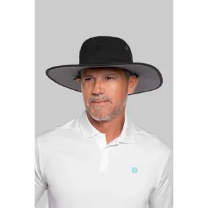 Leo Shapeable Wide Brim Hat | Black