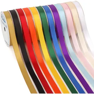 Rainbow Satin Ribbon 3/8 Inch x 12 Rolls Total 60 Yards- Colorful Ribbon for  Wrapping Craft Party Decoration  Shower Wedding
