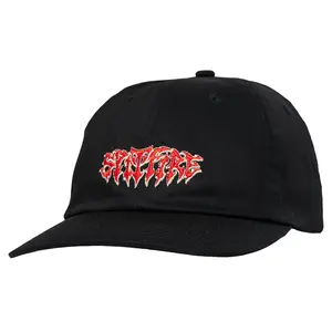 Spitfire Wheels Hat Lil Demon Script Strapback Black/Red/Cream