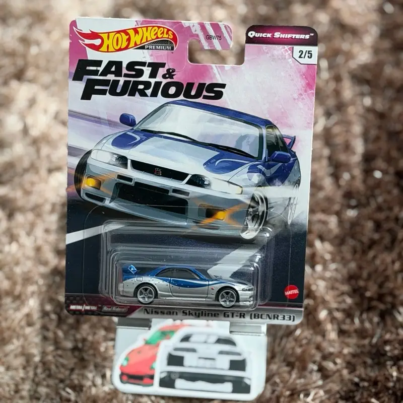 Hot Wheels Fast & Furious Nissan Skyline GT-R Collector's Edition Model Car - Accurate Details, High-Quality Build, Ideal for Collectors, GT-R Livery, Model Cars for Display