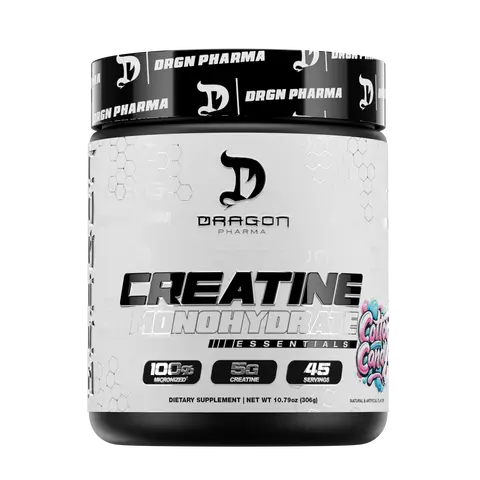 Dragon Pharma Flavored Creatine Monohydrate - 45 servings - Natural Supplement for Muscle Workout