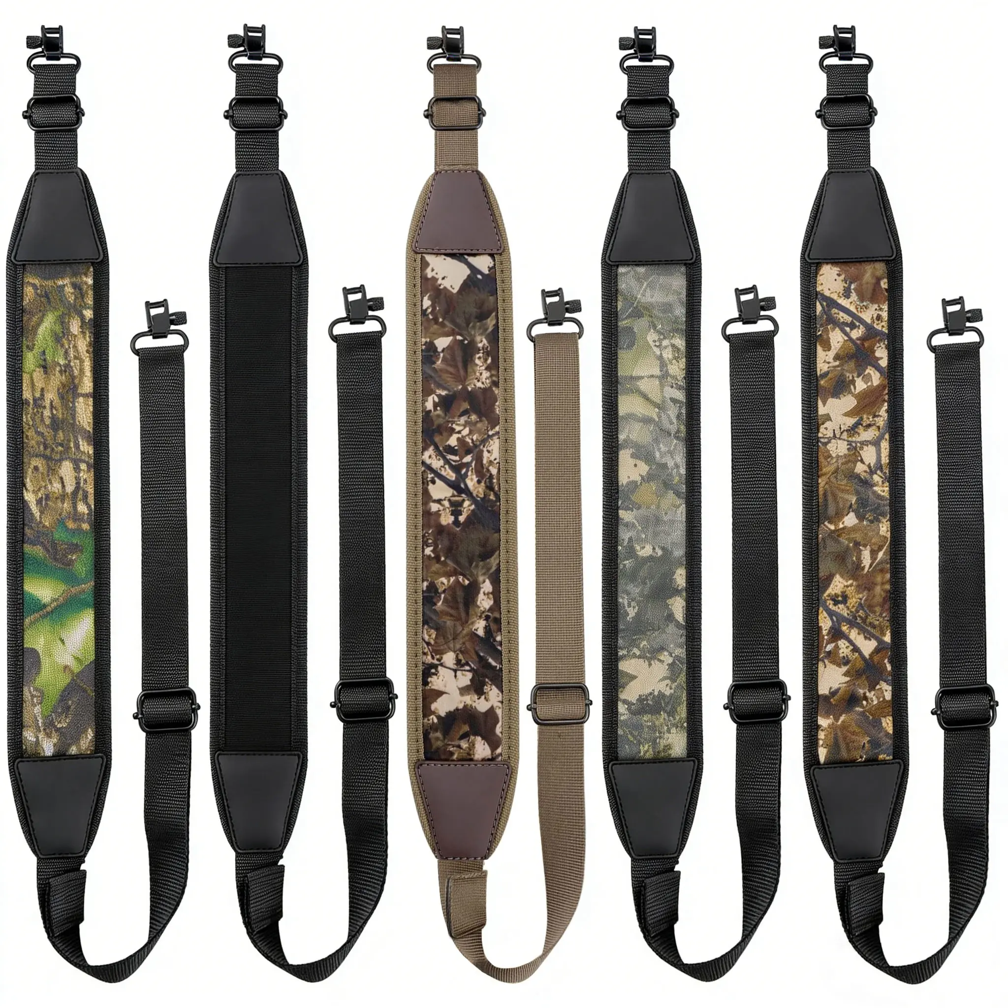 【HOLIDAY DEAL】EZshoot Two Point Sling with Swivels, Comfortable Nylon Neoprene Padded, Length Adjustable Shoulder Strap for Outdoors