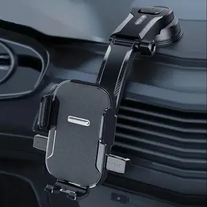 Adjustable Car Phone Holder Mount, Adjustable Horizontally Vertically Cell Phone Holder for Car Dashboard, Car Interior Accessories for All Phones