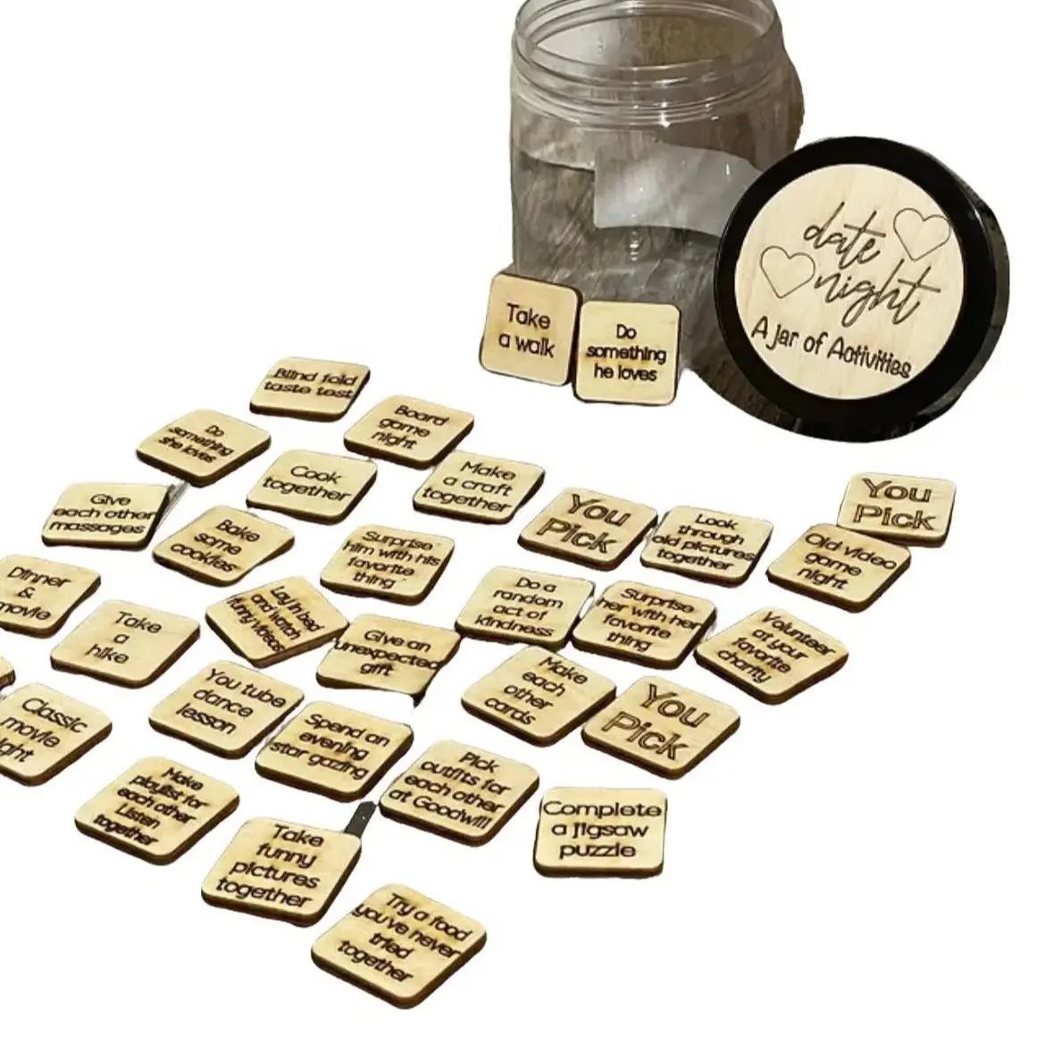 Date Night Activity Jar – 32 Fun Ideas for any Couples