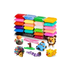 Modeling Clay Kit - 24 Colors Air Dry Ultra Light Clay, Safe & Non-Toxic, Great Gift for Kids.