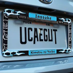 Inozuke Anime Themed Car License Plate Frame,