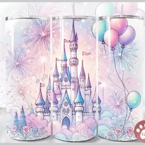 Magic castle | 20oz Skinny sublimation tumbler transfer print out (TRANSFER ONLY, NOT A FINISHED TUMBLER)