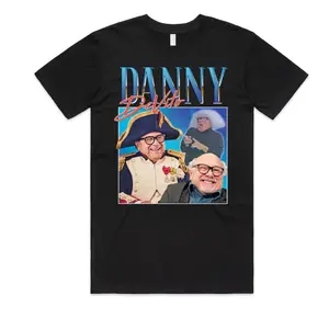 Danny DeVito Homage T-Shirt Tee Top US Movie Director Film Icon Retro 80's 90's Vintage Funny Gift