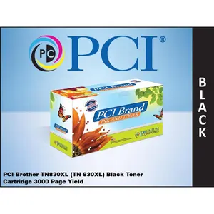 PCI Brand Brother TN830XL Black Toner Cartridge