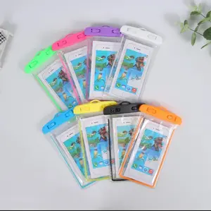 Mobile Phone Dry Bag Pouch iPhone Android Universal up to 8.3" Floating Waterproof Case Touch Screen Transparent PVC Water Beach Ocean Swimming Kayaking Paddling