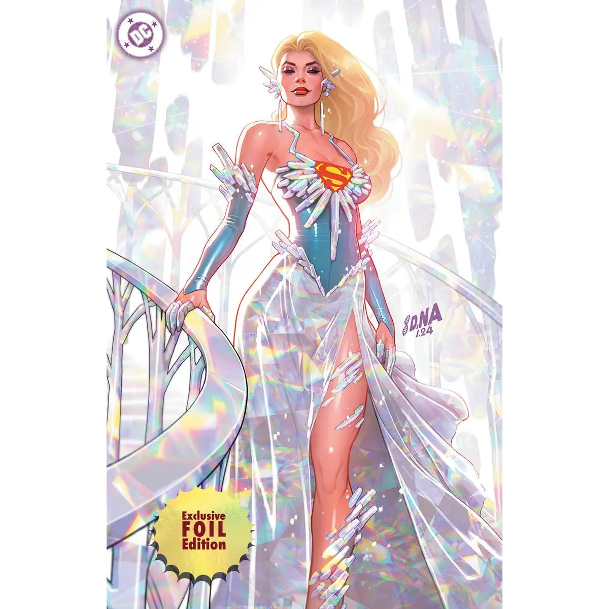 [FOIL] ACTION COMICS #1078 UNKNOWN COMICS DAVID NAKAYAMA EXCLUSIVE VIRGIN CONVENTION PREMIUM VAR (12/04/2024)