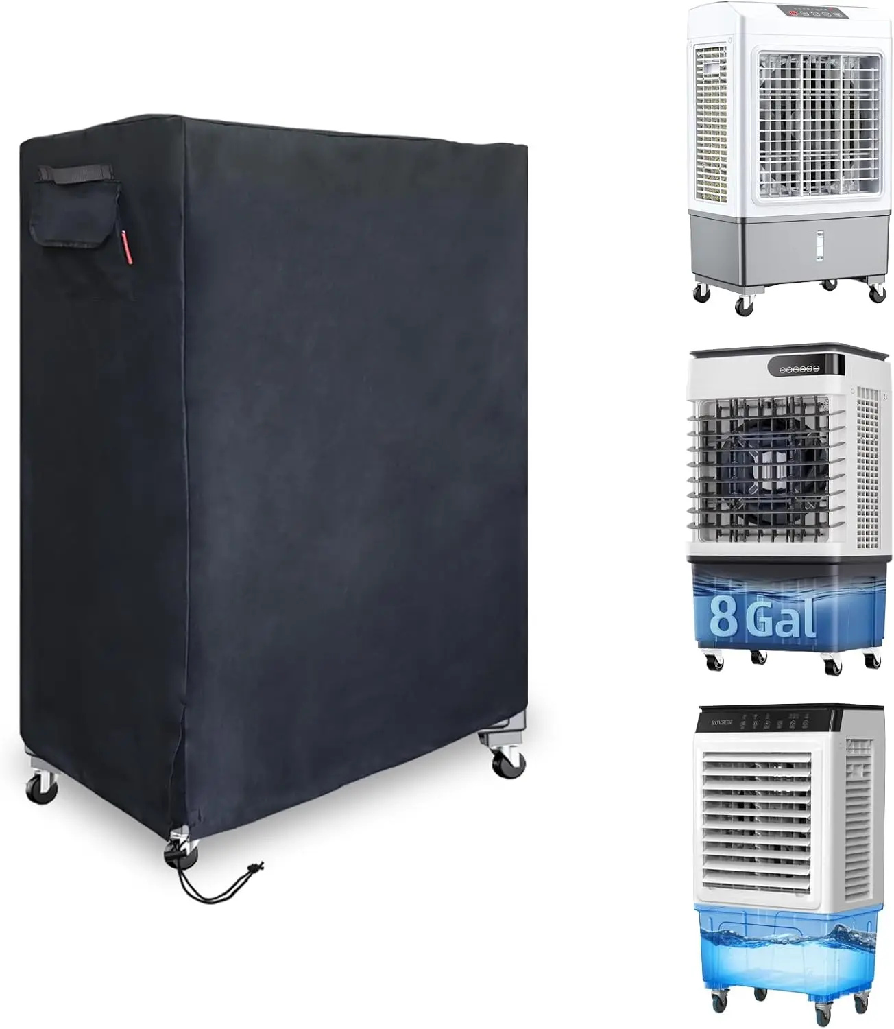 Outdoor Swamp 600D Heavy Duty Cooler , Evaporative Air Cooler&Portable Air Conditioners  Fits Hessaire, Uthfy, MEPTY, FANCOLE, Air Choice, ROVSUN (23"  21"  37")