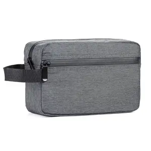 Toiletry Bag for Men, Portable Travel Toiletry Organizer Bag,Shaving Bag for Toiletries Accessories (Deep gray)