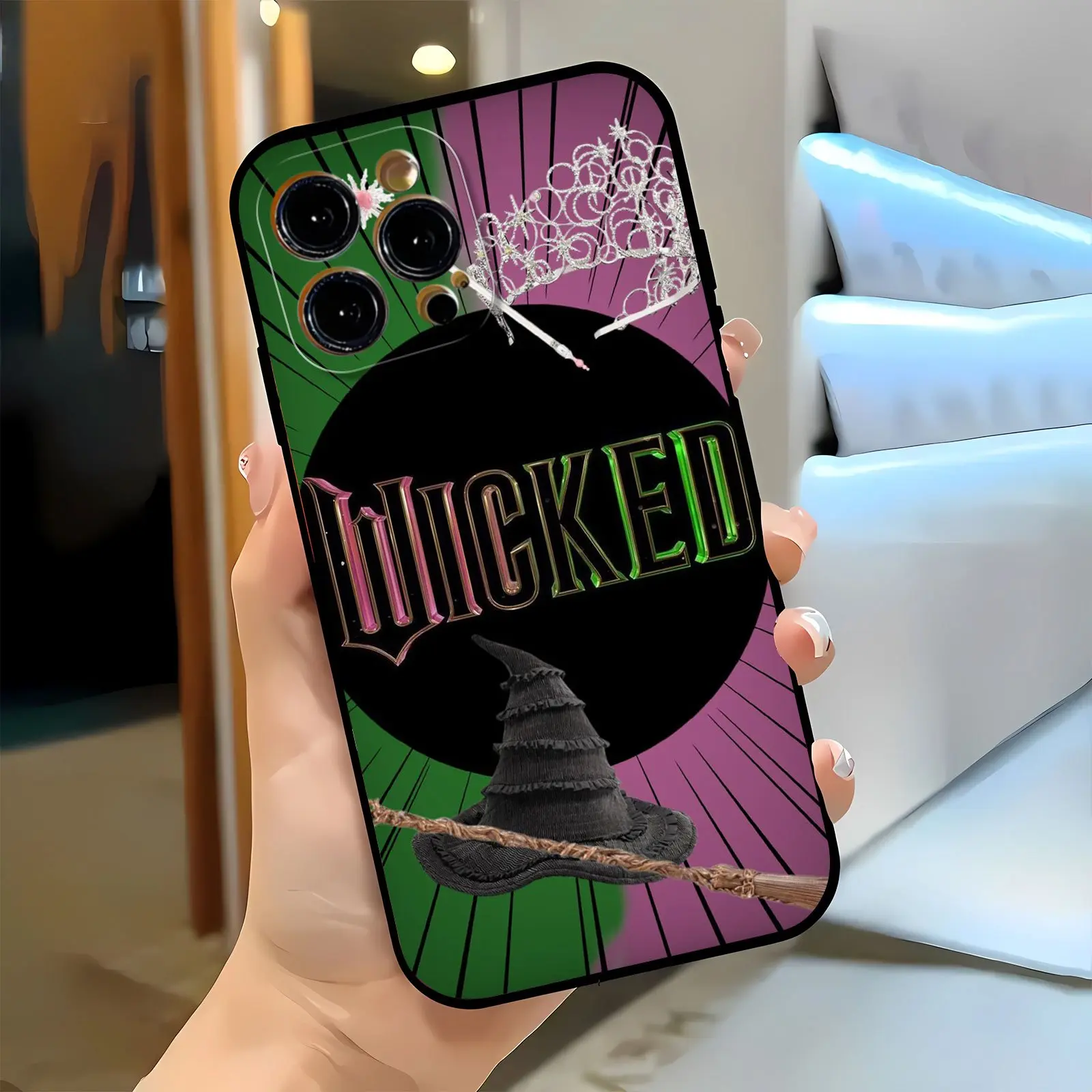 Personalized TPU Smartphone Case with Wicked Animal Photo Pattern - Colorful Mobile Accessory with Resistance & Protection, Compatible with iPhone 17,16,15,14,13,12,11,Air,Pro,Max,Plus