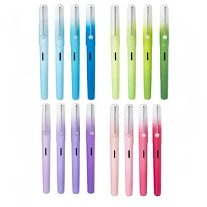Gradient Color Fountain Pen Set with Fine Nib, Smooth Writing for Calligraphy, Journaling, Drawing, and Sketching