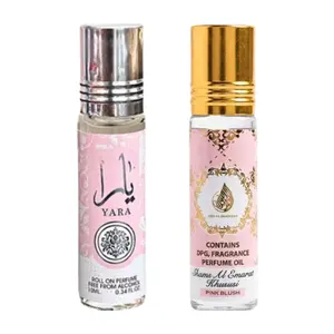 YARA roll-on + Pink Blush Shams Al Emarat roll-on -- 2 piece bundle