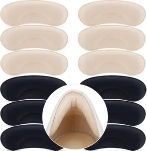 6 Pairs Heel Cushion Pads for Big & Loose Shoes - Protectors for Blisters, Friction & Heel Pain - Anti-Slip Grips to Make Shoes Fit Tighter