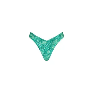 Y Cheeky Bikini Bottom - Emerald Aura