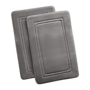 Truly Calm Antimicrobial Memory Foam 20x32 BathRug Set