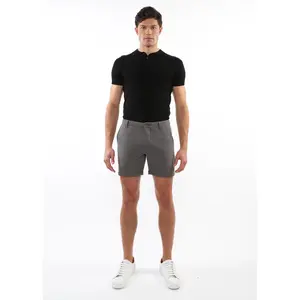 CEMENT 6" INSEAM TEXTURED STRETCH KNIT CHINO SHORTS PM-2533
