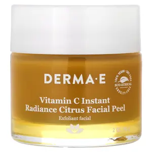 DERMA E Vitamin C, Instant Radiance Citrus Facial Peel, 2 oz (56 g)