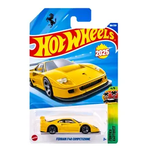 Hot Wheels 2025 #198 Ferrari F40 Competizione Yellow
