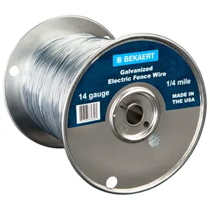 212 MAIN Outdoor Low Carbon 14-Gauge Tying Wire, 0.5-Mi Electric Fence Wire for Home Improvement, Garden Supplies, 0.5 Mile