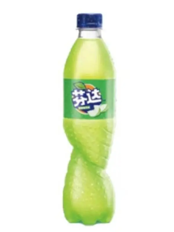 Fanta Apple Bottle 500ML - Refreshing Apple-Flavored Beverage for On-The-Go Consumption