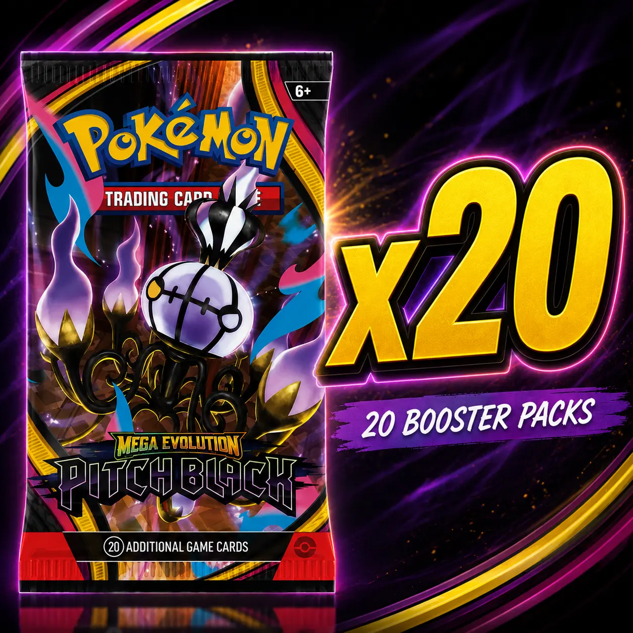 Pitch Black Booster Pack X20