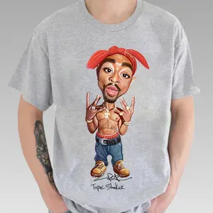 Vintage Chipi 2Pac Graphic Tee, Chipi Tupac Shakur Shirt, 2Pac Shirt, 90s Merch, Rapper Shirt