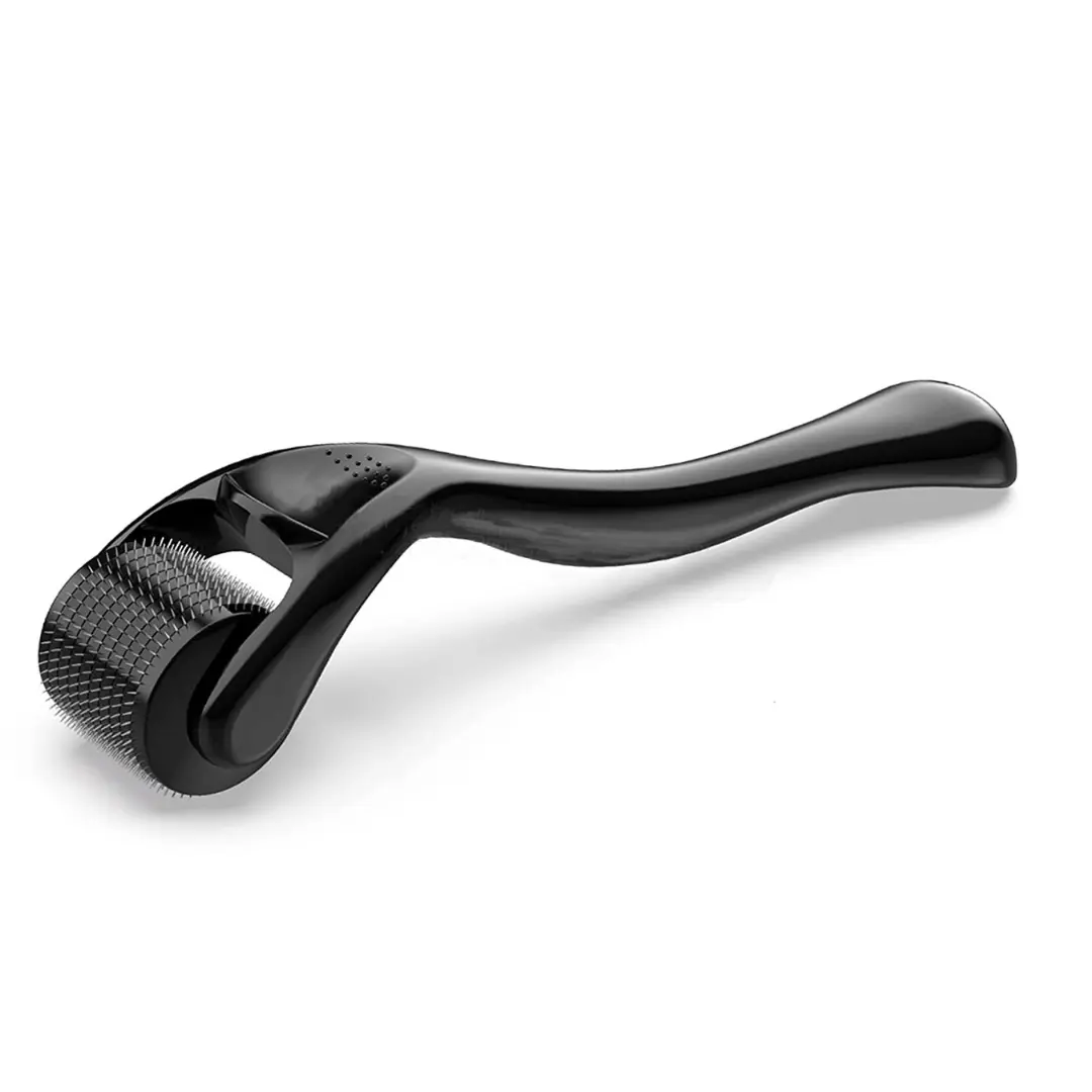 0.5mm Beard Derma Roller to Stimulate Collagen - 540 Grade A Titanium Roller Hair Care Serum Gentle Comfort