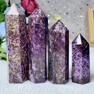 Sugilite Crystal Tower High Quality Healing Energy Meditation Home Decor Crystal Gems
