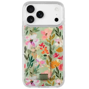Walli Cases Giving Garden Phone Case with Wallet and Finger Strap