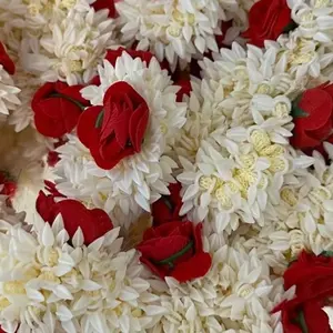 Floral hair accessories gagara with rabar band