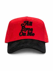 "ALL EYES ON ME" Red Fashion Accessory Hat