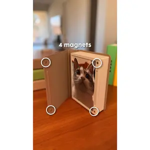 Year in Review Photo Album — Interactive Sliding 4x6 Memory Display (Holds 12)