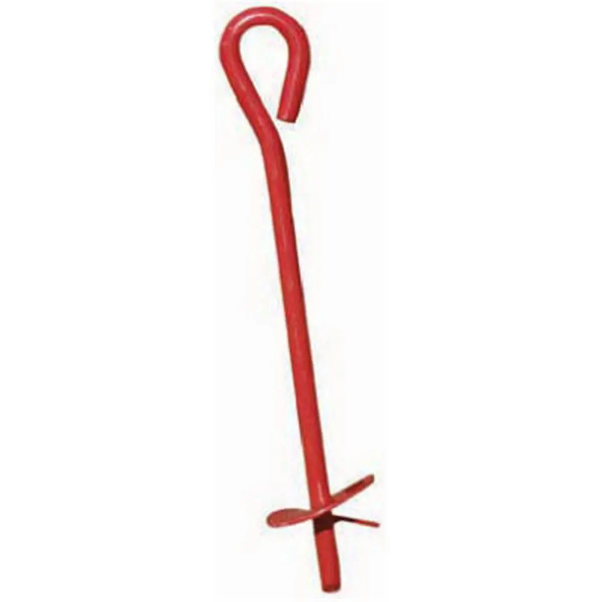 212 MAIN Screw-In Earth Anchor, Midwest Model 901018A, 6x48 in, Powder-Coated Finish, Welded Base, Ideal for Tent Securing