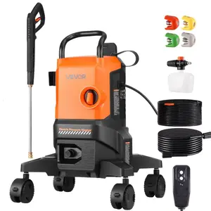 VEVOR Electric Pressure Washer Max 2700 PSI 1.8 GPM with Nozzles & Foam Cannon