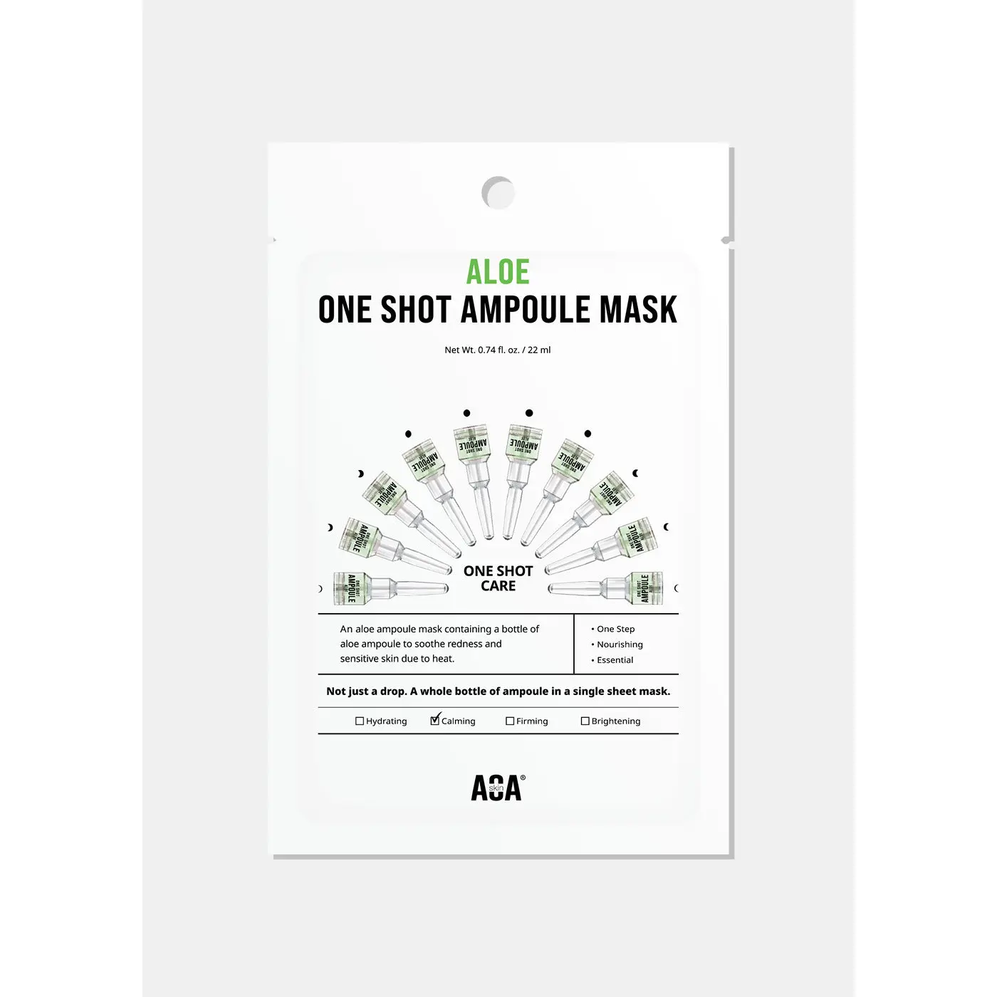 AOA Skin Aloe One Shot Ampoule Mask