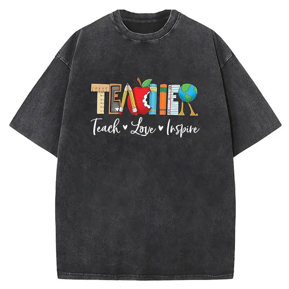 Washed T-shirt-Black