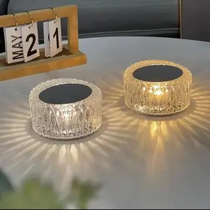 Crystal Table Lamp Night Light 16 Color Changing Small Crystal Lamp 3D Diamond Acrylic Bedside Lamp for Living Room Bedroom Decoration Halloween Christmas Birthdays Great Gifts