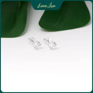 LavaJewelry Buds Stud Earrings, Dainty Earrings, Silver Jewelry, 925 Silver Earrings for Women, Girls