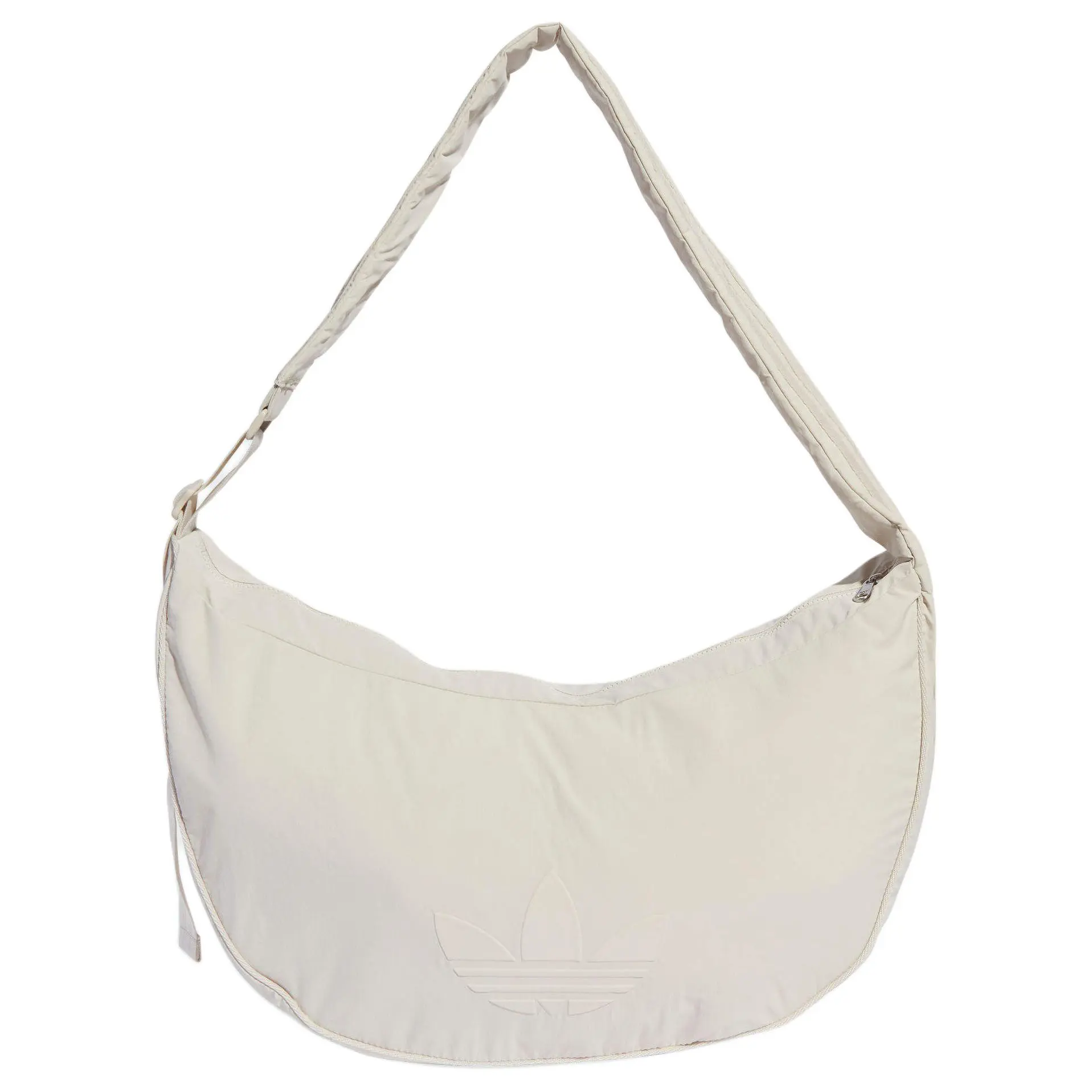 Adidas Originals Unisex White Fabric Bowling Bag - Athletic, Casual Commuter Style with Shoulder Strap for Daily Use, Athletic Bag, Casual Commuter Bag