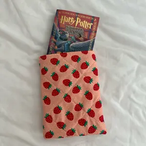 Strawberry Quilted Book Sleeve Kindle Sleeve