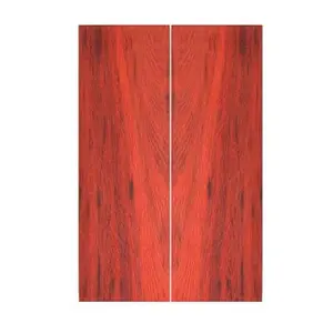 Bookmatched African Camwood Knife Handle Scales – Knife Handle Materials – Natural Wood Knife Scales for DIY Crafts – Size 3/8 x 1 9/16 x 4 3/4 inches – 1 Pair