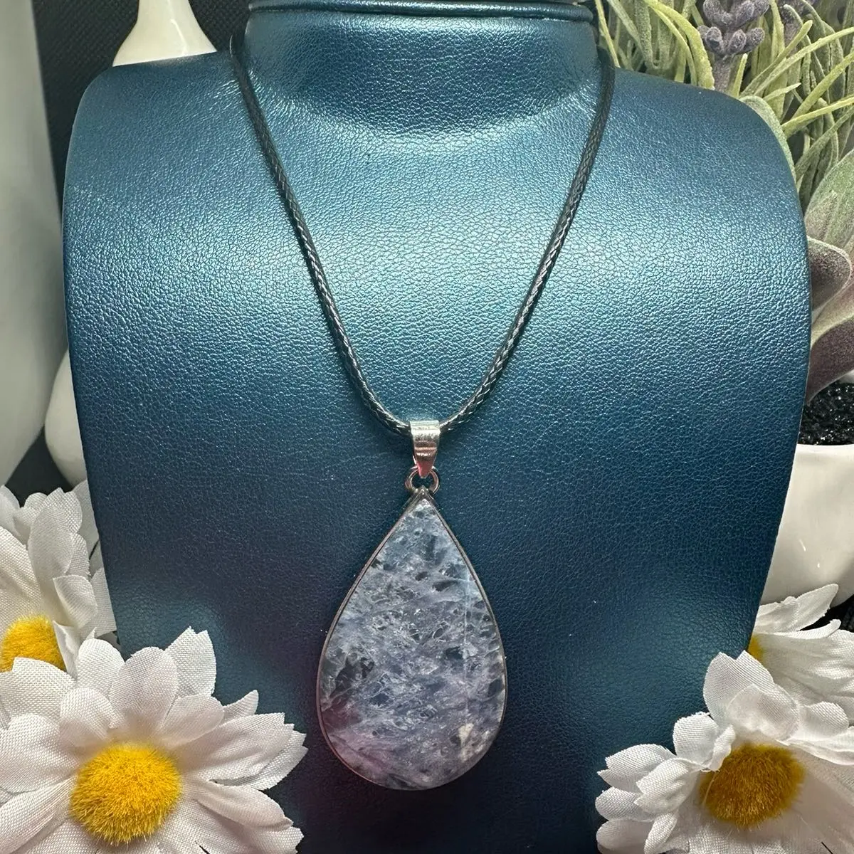 Sodalite Crystal Pendant