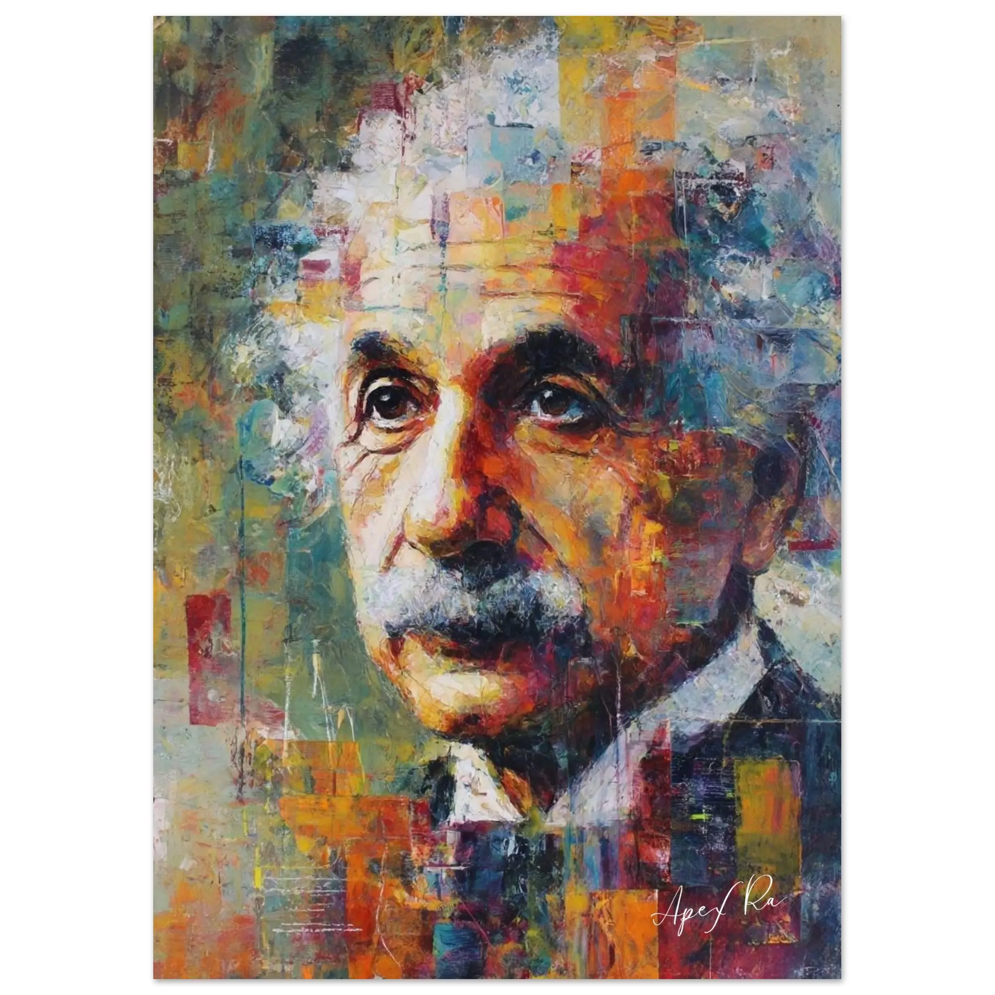 Einstein Fine Art Poster - 20x28 Inspired Decor 🧠✨
