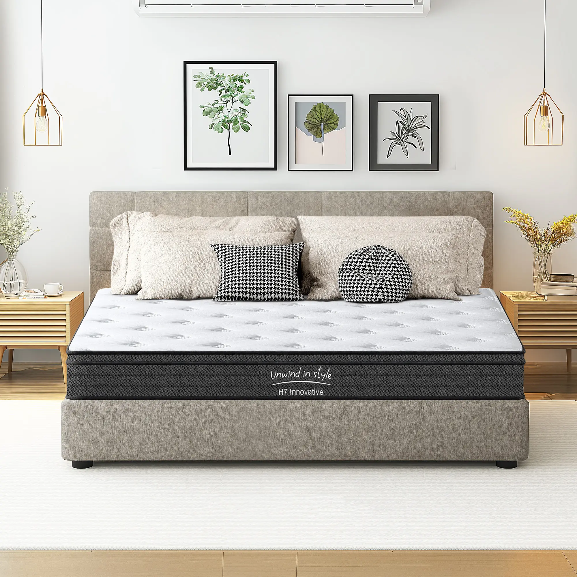 10inch King 80"L x 76"W